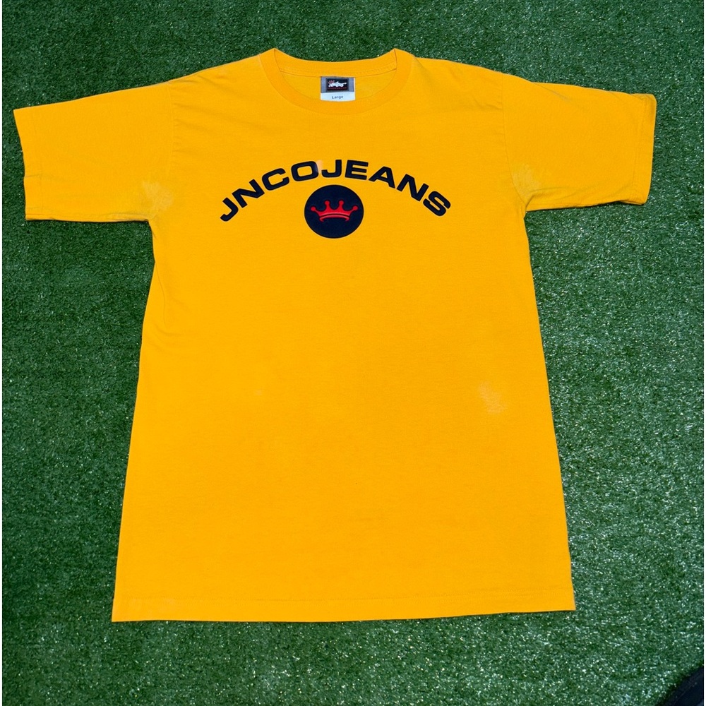 JNCO Jeans Short Sleeve T-Shirt Crown Emblem ‘Yellow’